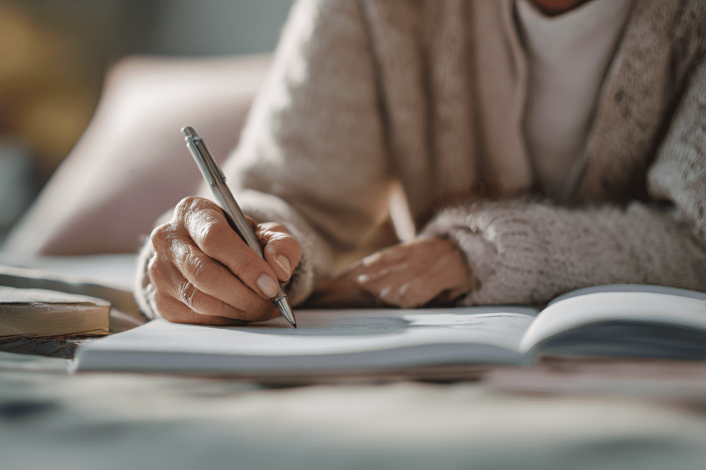 Kirjoittaminen on hyvä keino jäsentää ajatuksia myös reaktiovaiheessa.