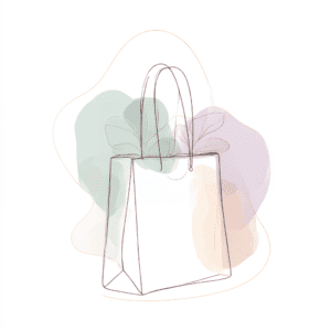 Dreenejä varten tarvitset esimerkiksi kevyen kangaskassin.