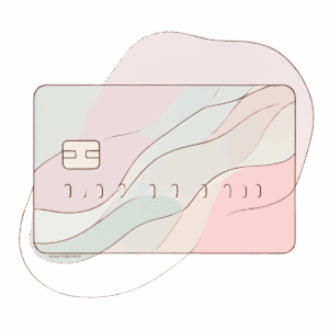 Rintasyävän välilliset kustannukset, kuvassa luottokortti.