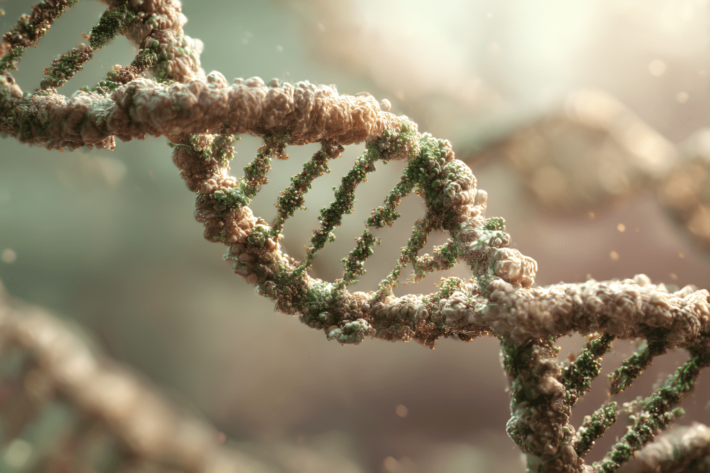 DNA, kuvituskuva, AI